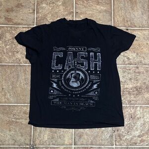 Men's Black Graphic T-Shirt